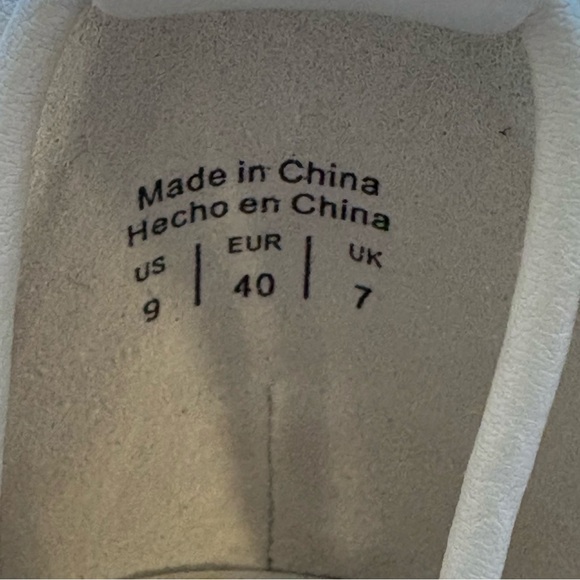 Aldo Rhinestone‎ Lace-Up Clear Block Heels • White • Size 9 - Picture 9 of 10